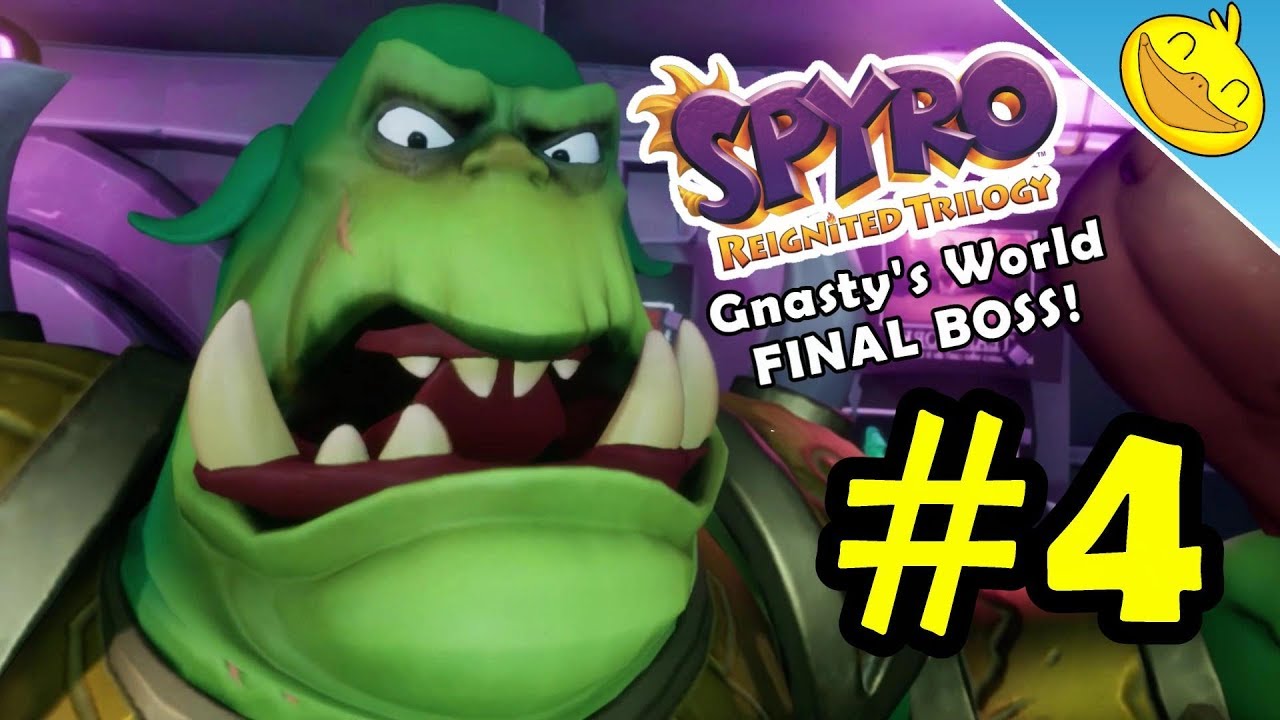 GNASTY GNORC FINAL BOSS BATTLE! - Spyro the Dragon (Reignited Trilogy  Gameplay PS4) #4 - YouTube
