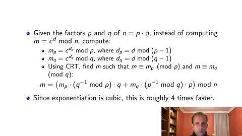 The RSA cryptosystem. Part 1: encryption and signature