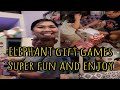 Christmas Elephant Gift Games with my family