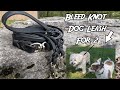 A dog leash built for two using bleed knots no stitching or rivets necessary.