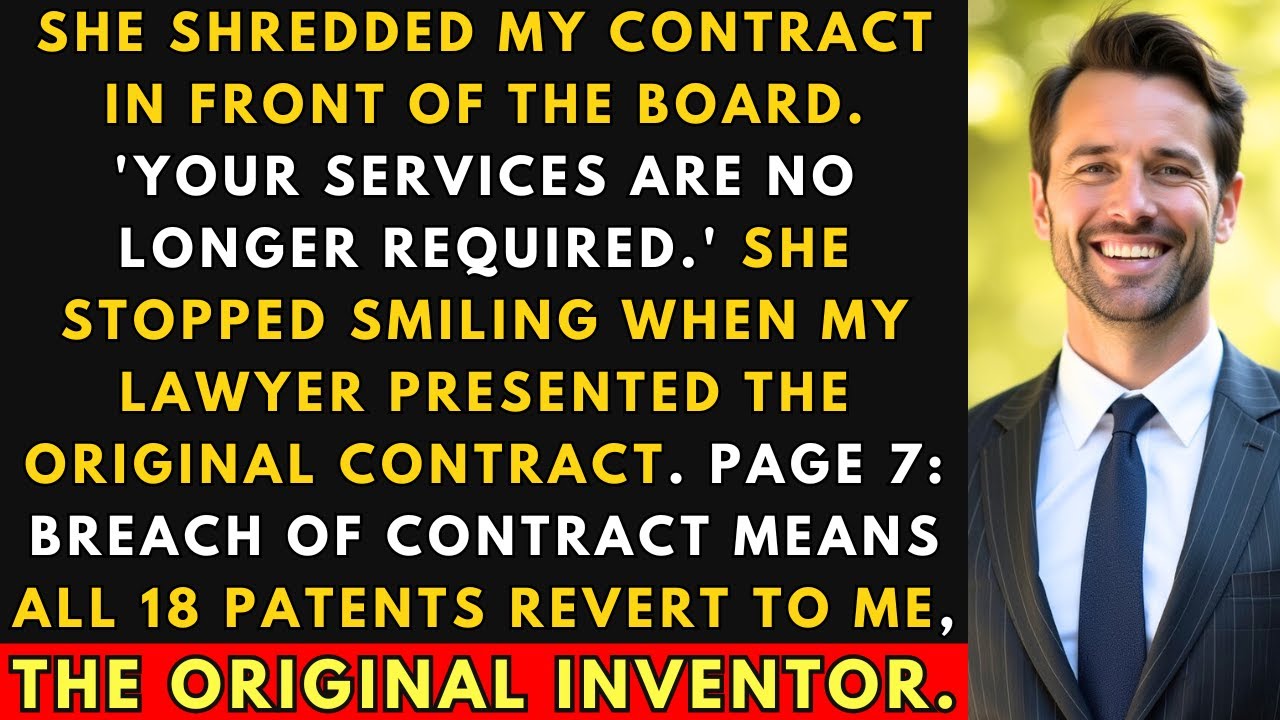 CEO Shredded My Contract. I Walked Away With 18 Patents | Office Revenge