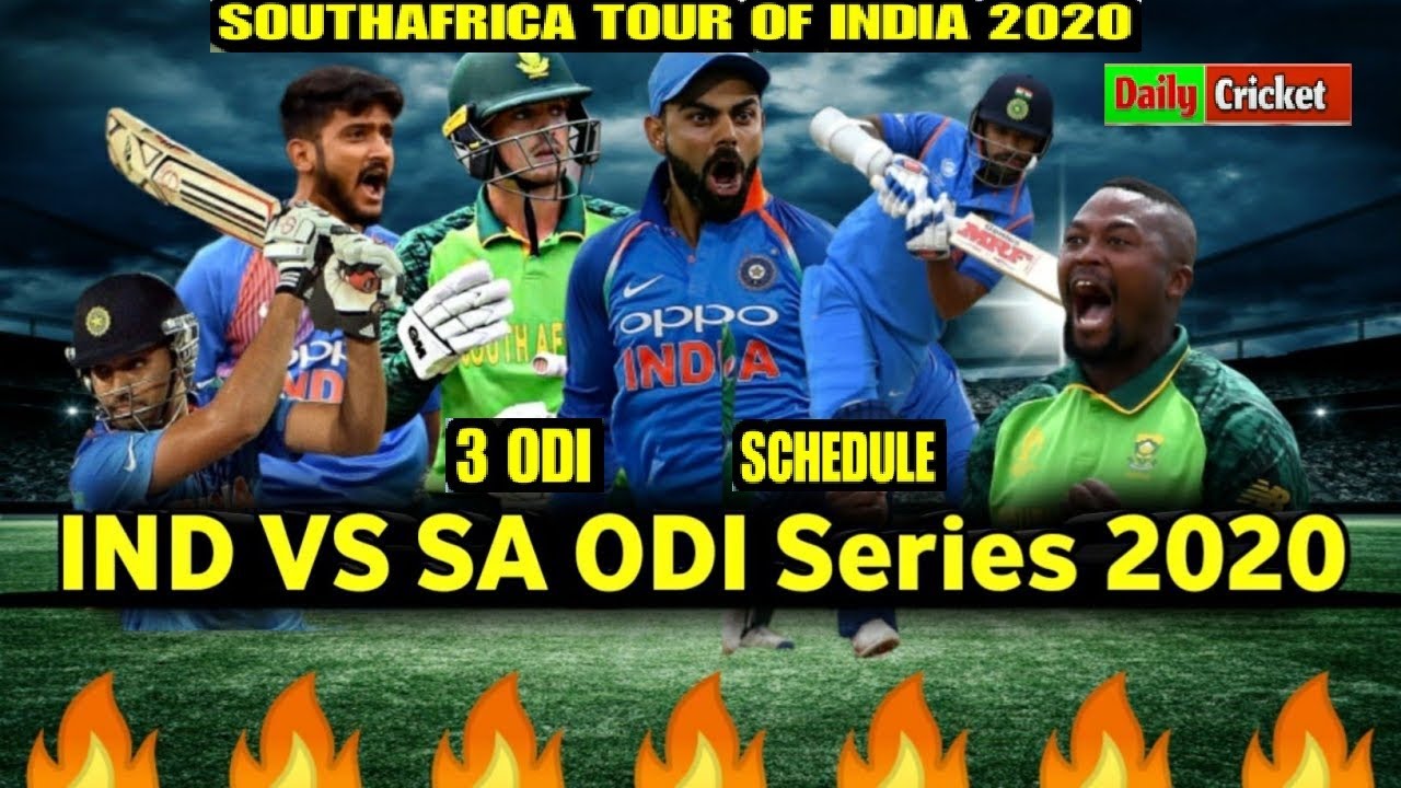 India vs South Africa ODI Series 2020 | IND vs SA 2020 | India vs South India vs South Africa ODI Series 2020 | IND vs SA 2020 | India vs South