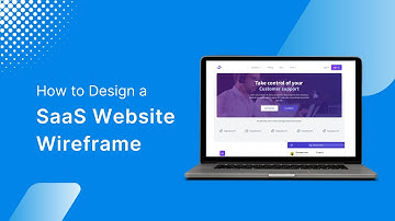 SaaS Website Wireframe Design