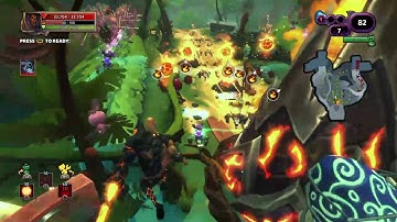 Dungeon Defenders 2 on PS4 -Onslaught Liferoot Forest NM4 in Live