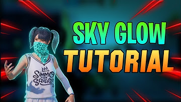 SKY GLOW TUTORIAL ALIGHT MOTION 🔥| AE INSPIRED | ALIGHT MOTION PUBG/BGMI EDIT | @X8-MUBBII