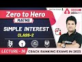 Simple interest class 2  maths  adda247 banking classes  lec36