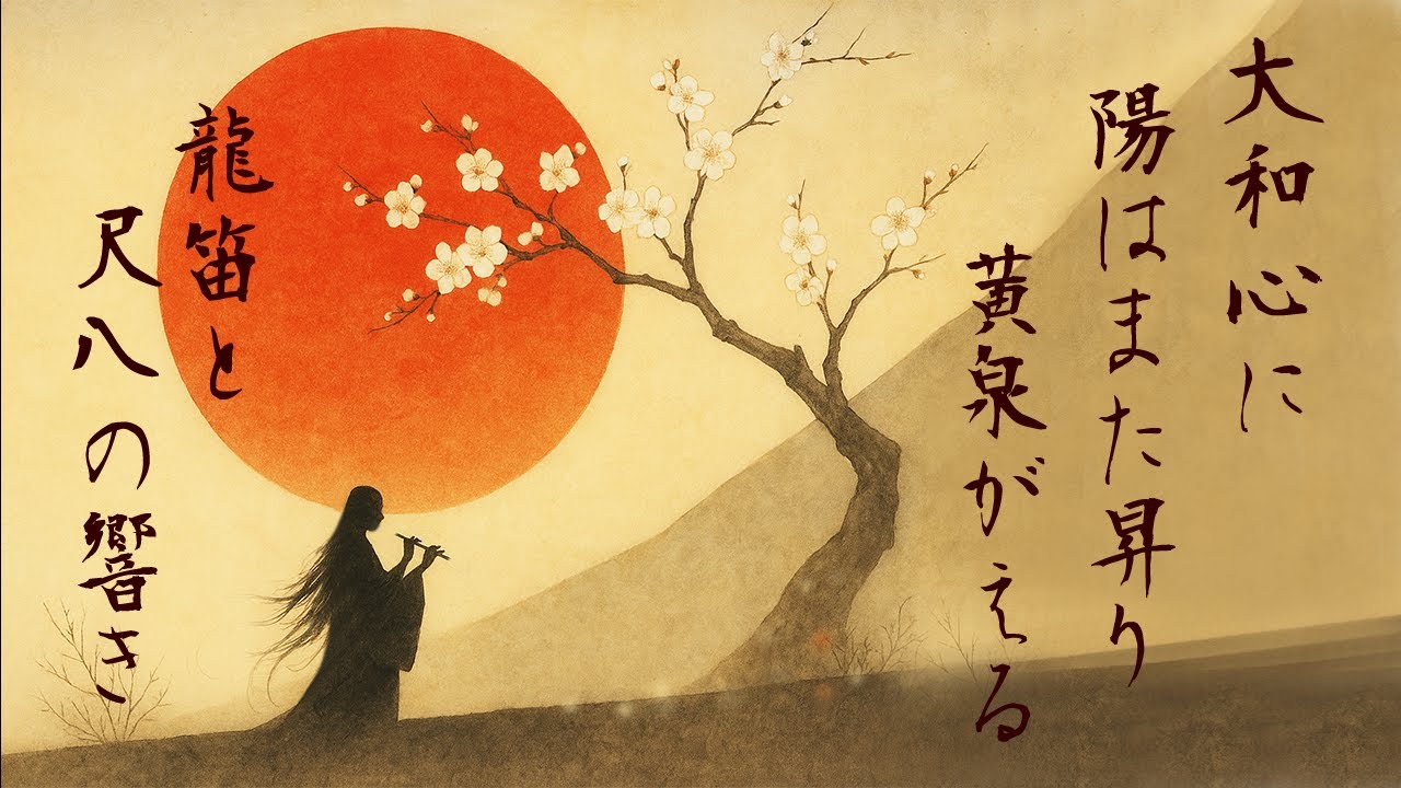 【聴くと叶う】開運と再生◆龍笛と尺八◆神がかりの音◆大和心に陽はまた昇る◆Instrumental ◆The Sun Rises Again – Divine Ryuteki & Shakuhachi