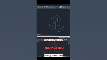 AutoCAD Isometric Creation #autocad #inventor #cad #cadsoftware #draftingsoftware #autocad