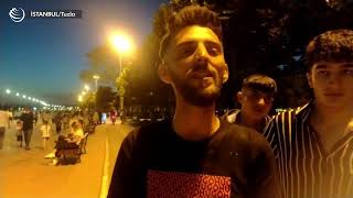 Polis, Tuzla Sahilinde Kürtçe Müzik Eşliğinde Halay Çeken Gençlere Engel Oldu