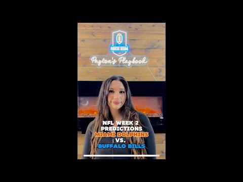 Week 2 of the NFL IS HERE!!Miami Dolphins vs. Buffalo BillsPrediction