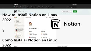 Install Notion on Linux easily and quickly with Snap store