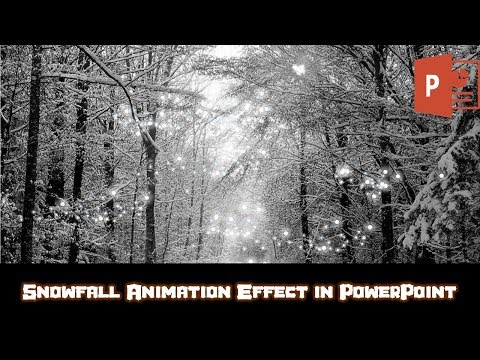 Realistic Snowfall Animation in PowerPoint Tutorial