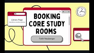 Booking CORE study rooms