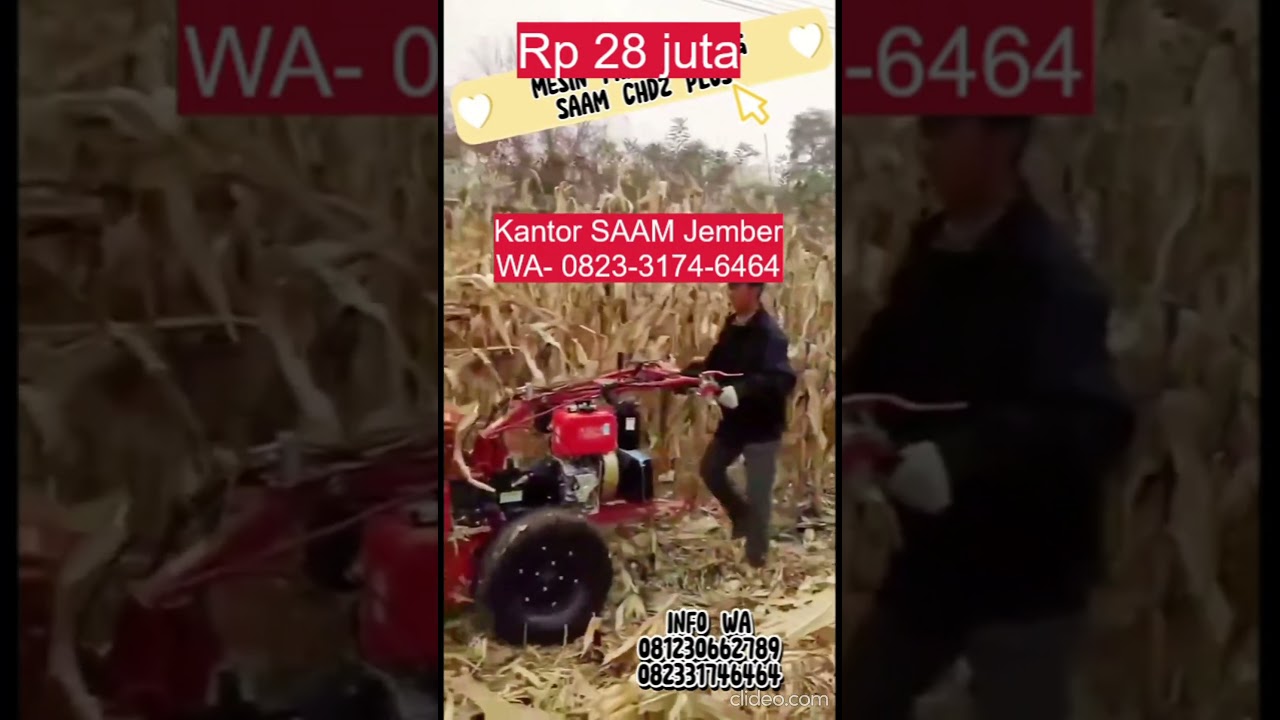 MESIN PANEN JAGUNG TIPE CHD2 