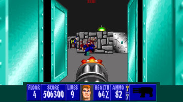 Wolfenstein 3D TC for ZDoom - E6L4 - All Secrets - I Am a Death Incarnate