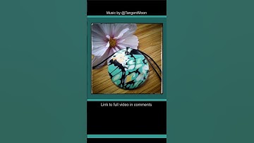 Polymer Clay Pendant. Simply Mokume Gane. #polymerclay #easy