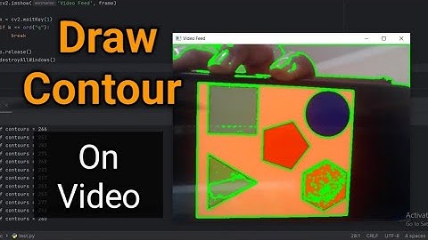 DrawContourAll Shapes On Video