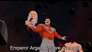 Omni-Man Destroys Viltrum Planet &amp; Thragg Kills Thaedus | Invincible Season 4 Episode 7 Ending Scene