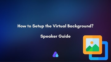 How to setup your Virtual Background? | Airmeet  #speakerguide #quickguide
