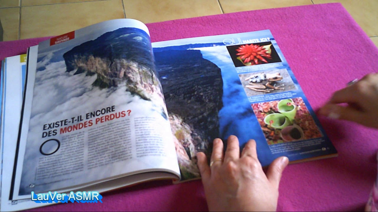 ASMR FR - chuchoté à semi-inaudible page turning respiration