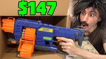 $147 NERF GUN! Dart Zone Savage Spin