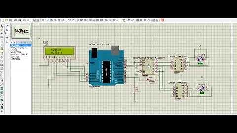 Arduíno com 2 Motores de passo e um display!