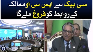 CPEC will promote the connectivity of SCO countries says Jalil Abbas Jilani - Aaj News
