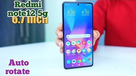How To Enable Auto Rotate In Redmi Note 12 5G,Auto Rotate Screen Enable In Redmi Note 12 5G,