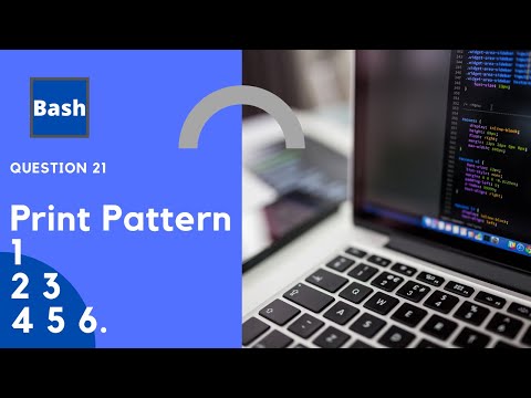 Print Pattern in shell script || Bash Scripting || Shell Scripting || By Designer Code