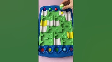 Building Blocks MarbleRun Logic Game ASMR #shorts   Halo❤️Namaste❤️