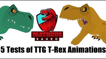 Pivot 5 News Tests of Tyrannosaurus Rex from Teen Titans Go Animations made for me