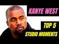 Kanye West TOP 5 Studio Moments