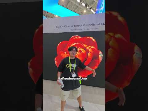 อย่าเรียกว่าจอ ให้เรียกจออออออ กับจอ ProArt <strong>Cinema</strong> 135 นิ้ว เกินคำว่าทีวีไปมาก #computex2026 #Asus
