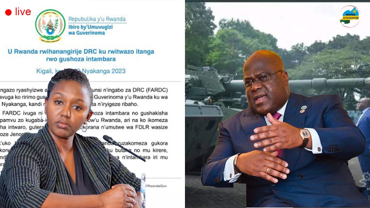 U RWANDA RWASUBIJE RDC CONGO | KIGALI ABAYOBOZI BATARAMENYEKANA ...