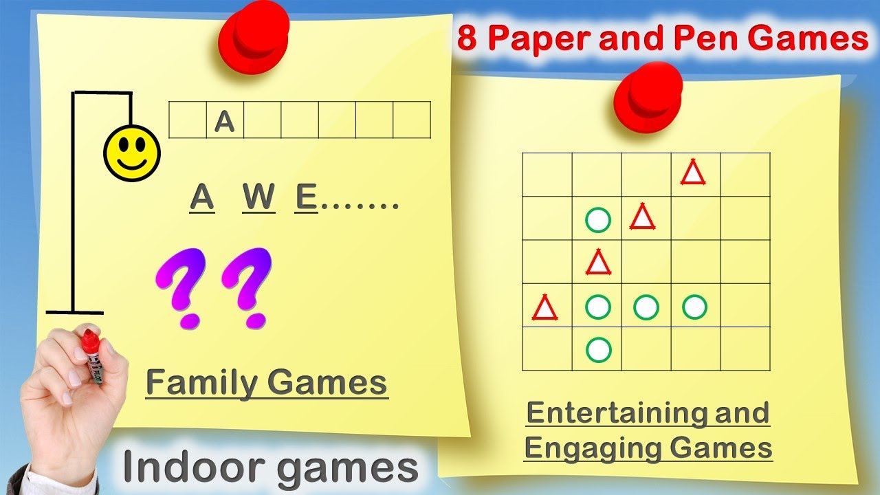 20 Pen And Paper Games You Can Play At Home (Updated On 29.11.2021)…