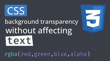 Apply transparency to background without affecting the text