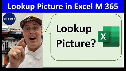 Lookup Picture with Excel Formula – XLOOKUP or FILTER - Excel Magic Trick 1822