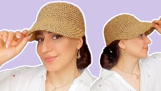 This Crochet Sun Cap Keeps Its Shape—Here's Why
