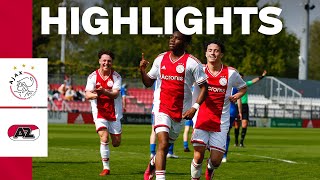 Prestige and points 🔥| Highlights Ajax O18 - AZ O18