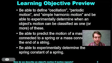 Unit 9.1 Oscillations 1