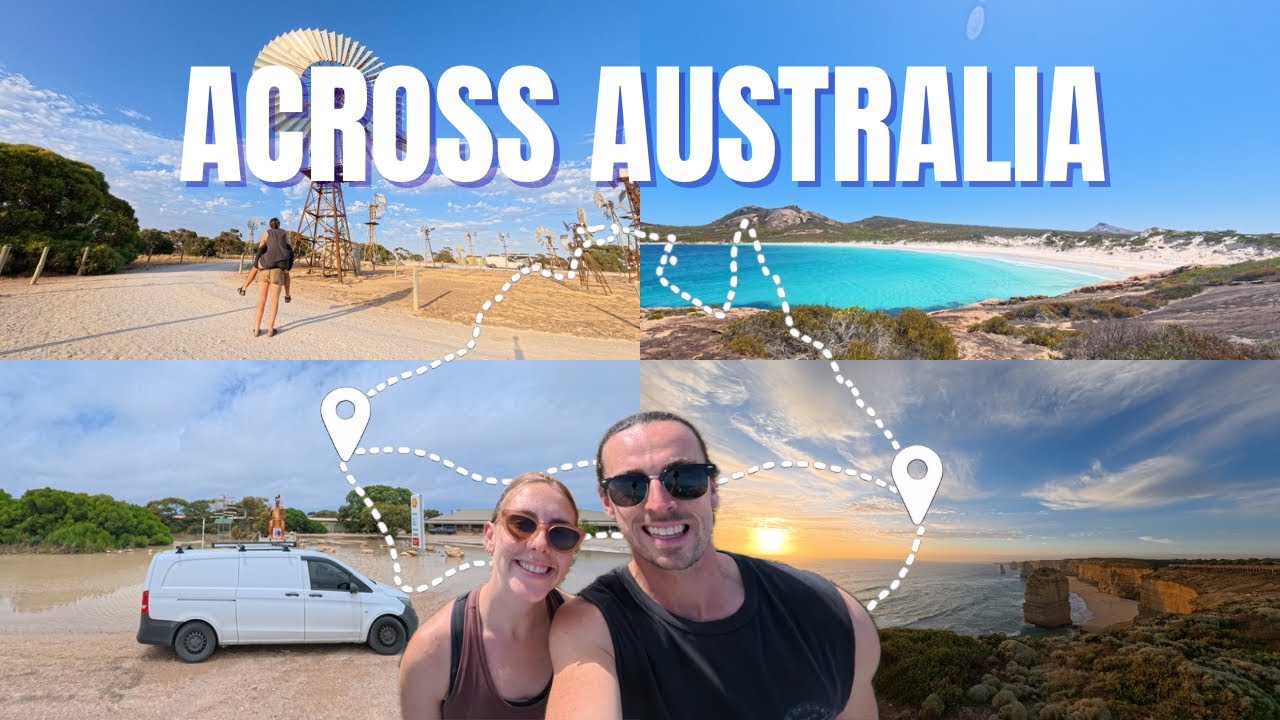 DRIVING OUR VAN FROM EAST TO WEST | Australia Road Trip - The Movie 