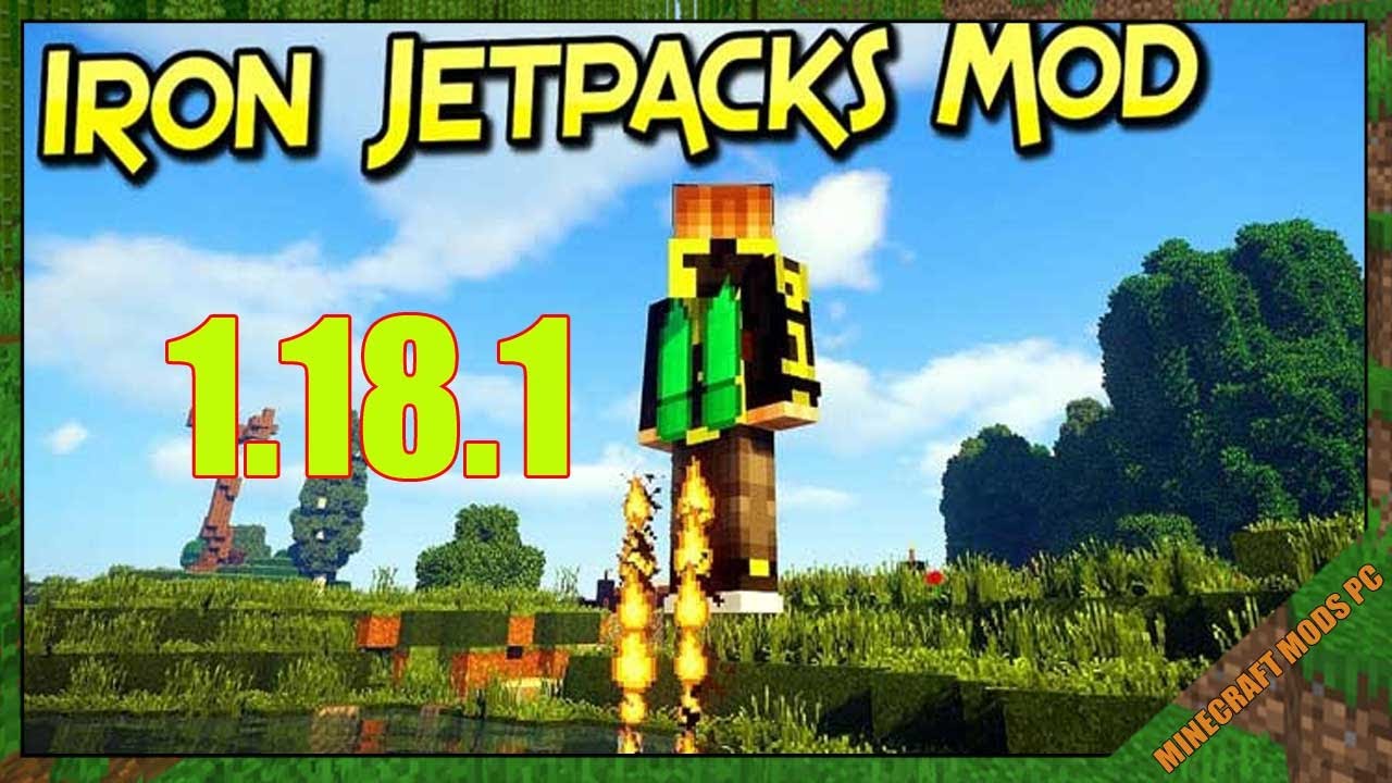 Iron Jetpacks Mod (1.20.1, 1.19.4) - Fully Customizable FE Powered Jetpacks  