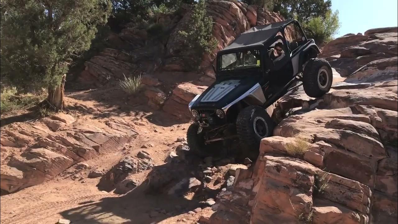 LS TJ Dropping down High Dive, Behind the Rocks Moab YouTube
