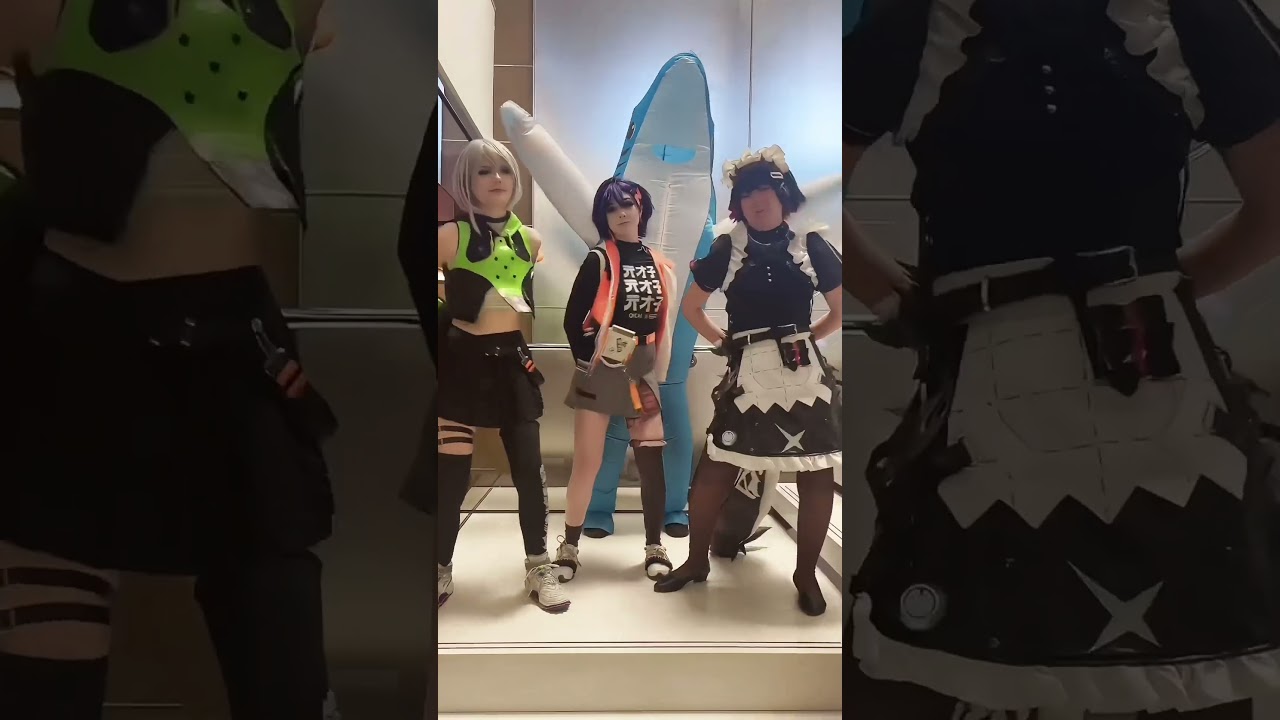 Zenless Zone Zero dance 🦈 Ellen Joe, Belle, and Anby Demara @meggiicosplay @CamichanOwO