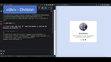 7. HTML - Nesting Elements