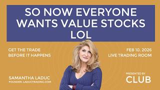 So Now Everyone Wants Value Stocks LOL