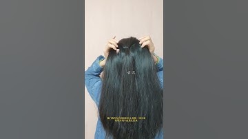 Hướng dẫn buộc tóc nửa đầu xinh xắn #tettoc #tếttócđẹp #tocxinh #buoctoc #goclamdep #hairstyle