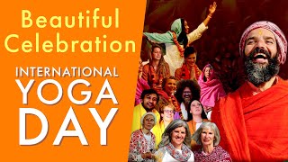 Beautiful Event Celebrating International Yoga Day with the Akhanda Family screenshot 1
