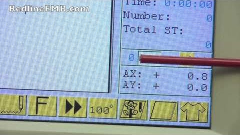 Redline Embroidery Machine | How to fix needle error massage