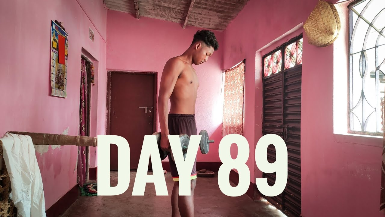 89 Days Fitness Journey | Powerful Leg Workout - YouTube